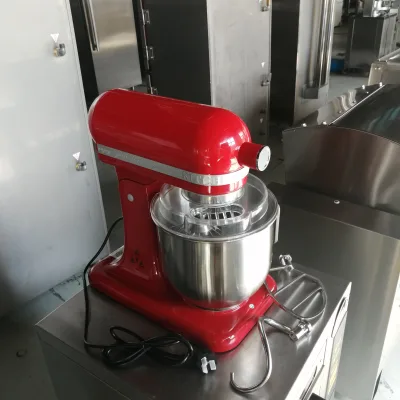 RED WHITE Batidora Profesional 7L Planetary Mixer 8 qt Commercial Countertop Mixer Roja Blanca