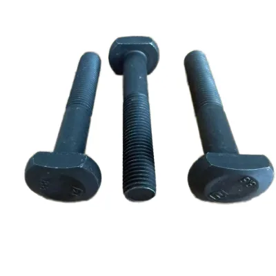 Bolt for T-slot 8.8 Grade Blackened Trapezoidal Screw