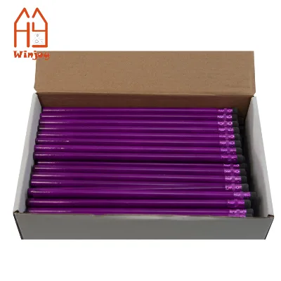 19cm China Pencil Factory Custom Length Wooden Pencil Custom Color and logo School and Office Pencil