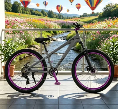Factory OEM Custom Color Dirt Jumper Mountain Bike, Lightweight Hardtail Frame Wide Knobby Tire Teenagers Street Trick Riding