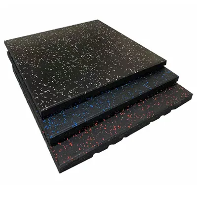 Wholesale Odorless Gym Rubber Floor Mat Anti Slip Shock Absorbing Soundproof Wear Resistant Fitness Training Space