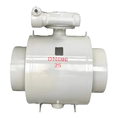 DN15-DN1600 Industrial Fully Welded Trunnion Ball Valve Stainless Steel 304 Sphere Manual/Electric Operation OEM Customizable