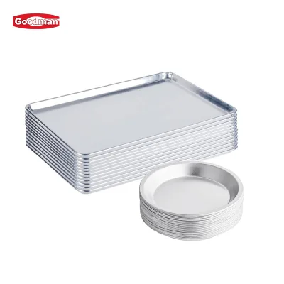 Babing Silver Aluminum Eco-Friendly Baking Pan 9-1/2" X 13" with Custom Logo for Bread & Loaf Pans
