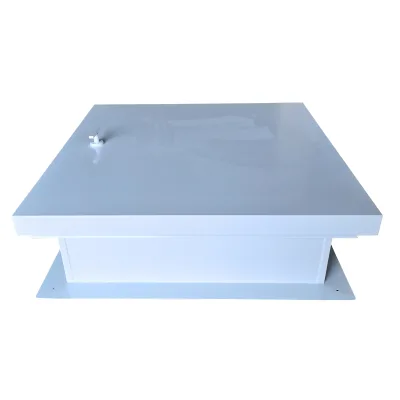 White Steel Waterproof Roof Access Hatch AP7210
